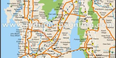 Harta e Mumbai lokale