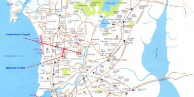 Mumbai lokale rrugë hartë