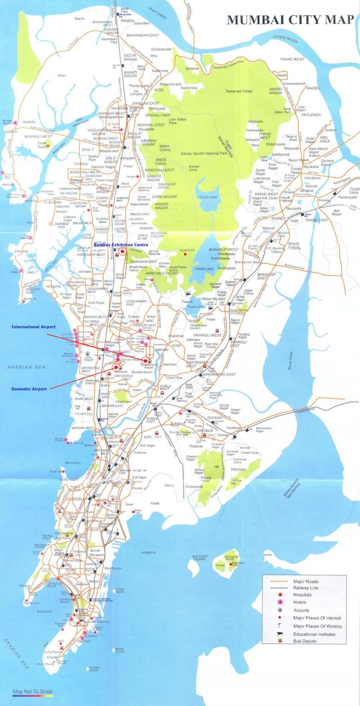 Mumbai Borivali hartë