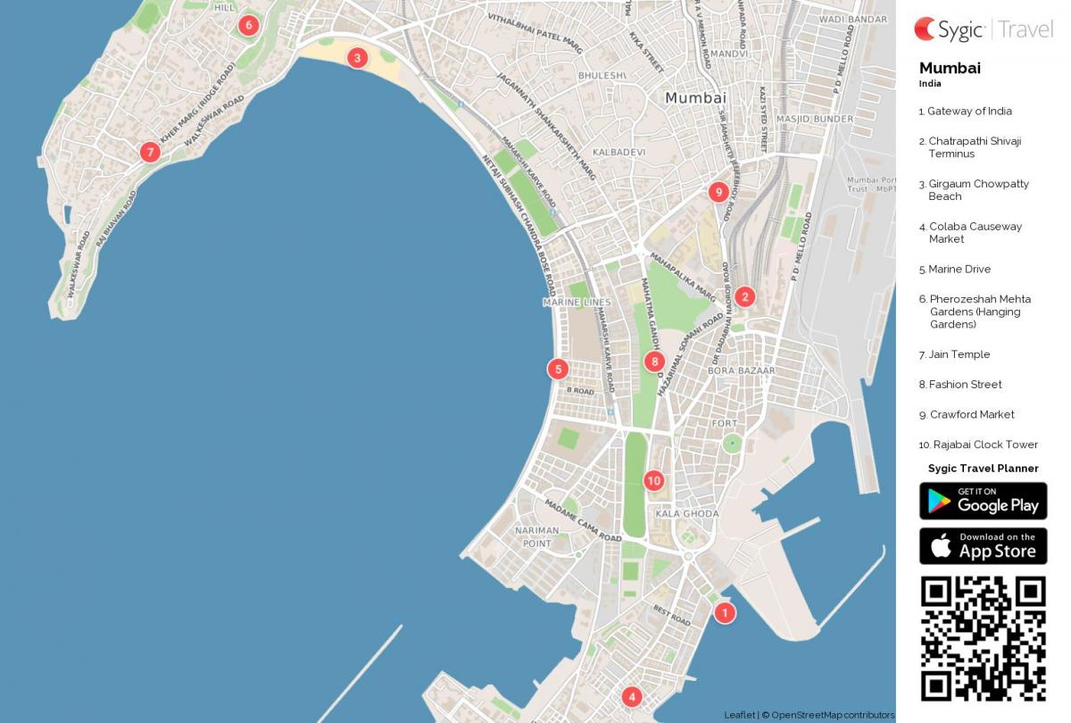harta e Detare drive Mumbai