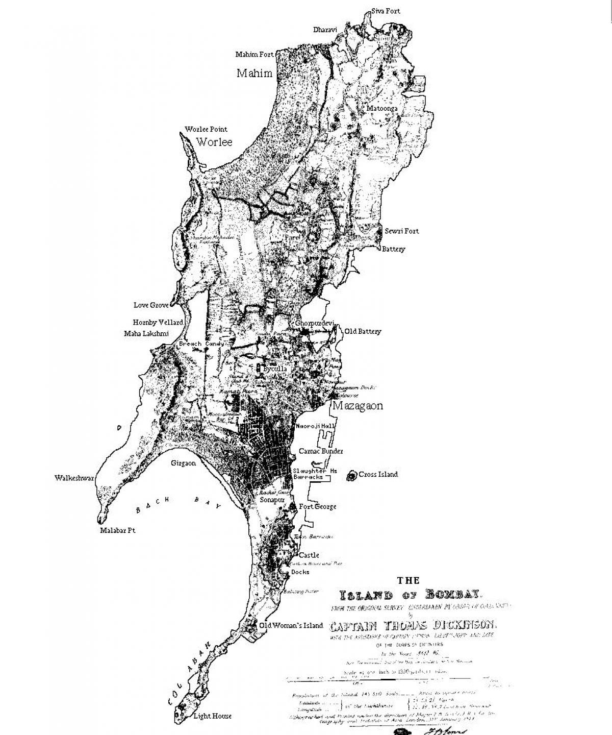 harta e Mumbai ishull