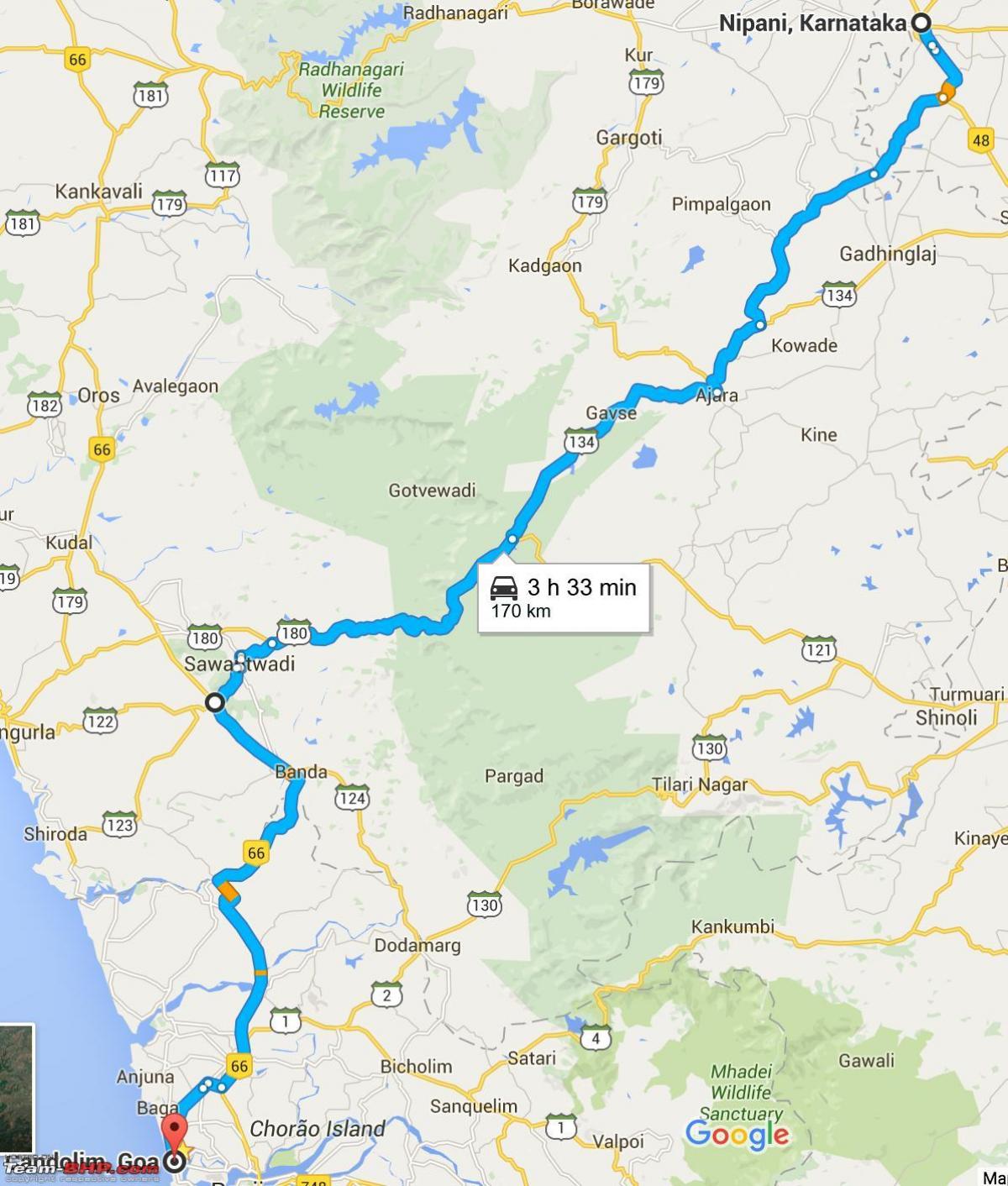 Mumbai për të qsh autostradës hartë