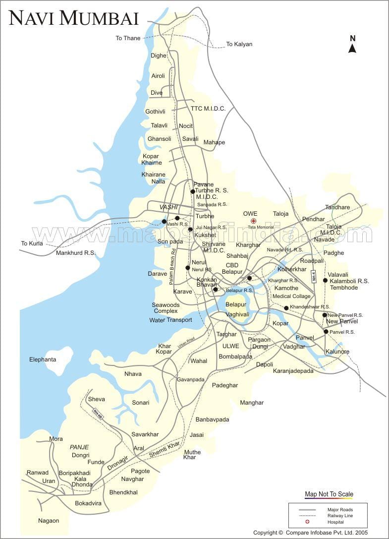 harta e re Mumbai