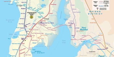Të përshkruajë harta e Mumbai